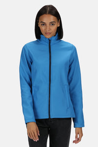 Regatta Womens/Ladies Ablaze Printable Softshell Jacket (French Blue)