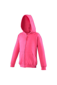 Kids Unisex Hooded Sweatshirt/Hoodie/Zoodie - Hot Pink