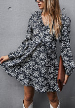 Load image into Gallery viewer, Floral Print Ruffle Dress