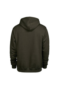 Tee Jays Mens Hooded Cotton Blend Sweatshirt (Dark Olive)