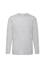 Load image into Gallery viewer, Mens Valueweight Crew Neck Long Sleeve T-Shirt - Heather Gray