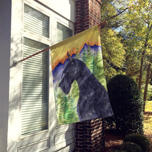28 x 40 in. Polyester Schnauzer Flag Canvas House Size 2-Sided Heavyweight