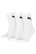 Load image into Gallery viewer, Puma Unisex Adult Lightweight Crew Socks (Pack of 3) (White)