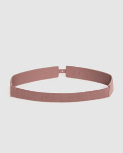 London Fog Leather Waist Belt - Blush