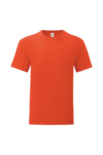 Load image into Gallery viewer, Fruit Of The Loom Mens Iconic T-Shirt (Pack of 5) (Flame Orange)