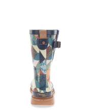 Load image into Gallery viewer, Women&#39;s Patchwork Mid Rain Boot