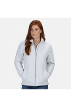 Load image into Gallery viewer, Regatta Standout Womens/Ladies Ablaze Printable Soft Shell Jacket (White/Light Steel)