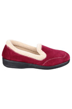 Load image into Gallery viewer, Womens/Ladies Maier Classic Slippers - Burgundy