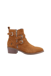 Womens/Ladies Jenna Leather Ankle Boots - Tan