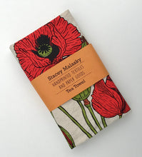 Load image into Gallery viewer, Poppies Tea Towel