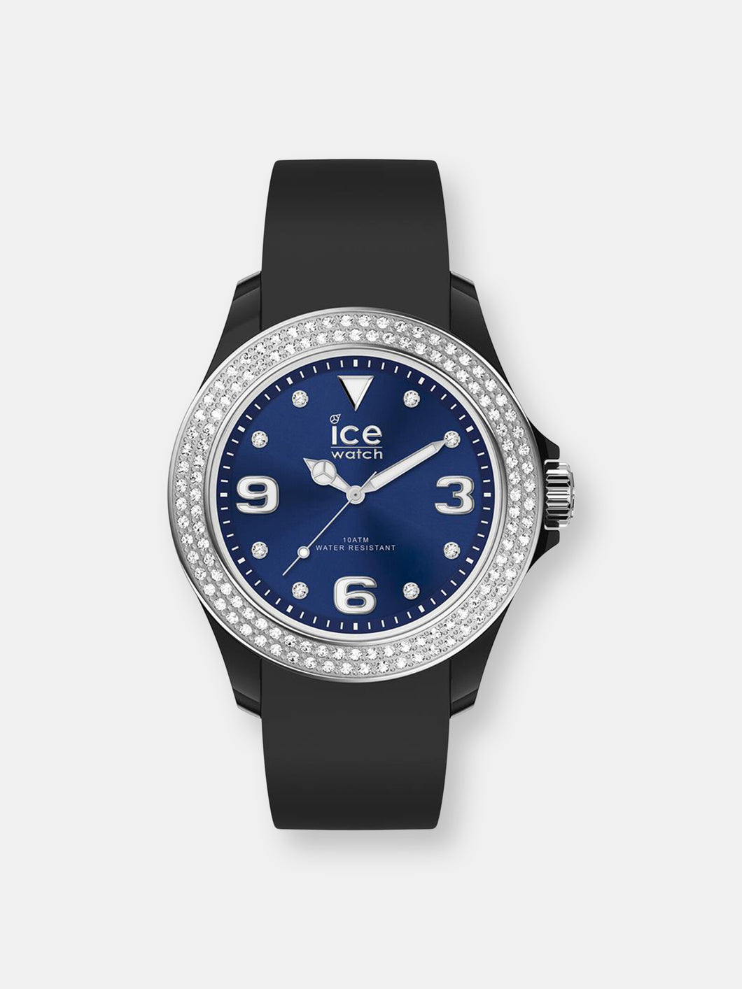 Ice-Watch Women's Star 017237 Black Silicone Quartz Fashion Watch