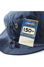 Load image into Gallery viewer, Summer Cargo Bucket Hat/Headwear (UPF50 Protection) - Navy