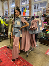 Load image into Gallery viewer, Color Block Wide Leg Pant