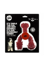 Load image into Gallery viewer, TastyBone Beef Flavored Trio Bone Dog Chew Toy