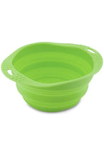 Load image into Gallery viewer, Beco Pets Collapsible Dog Bowl (Green) (18cm x 6.5cm x 15cm)