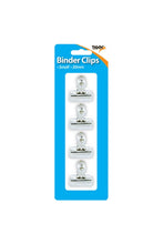 Load image into Gallery viewer, Tiger Stationery Binder Clips (Silver) (Small (1.2in))