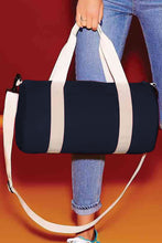 Load image into Gallery viewer, Mini Barrel Bag - French Navy/Off White