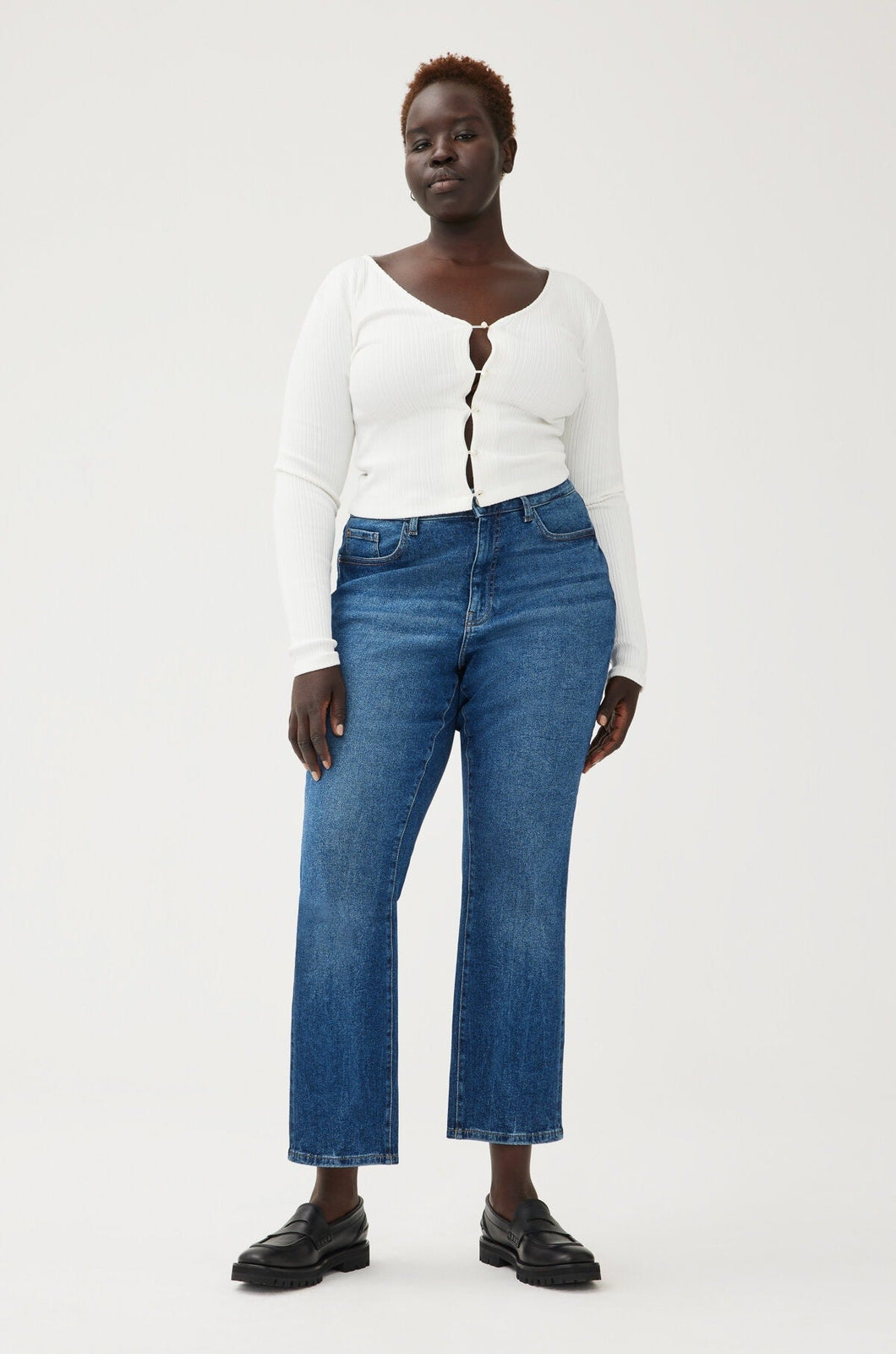 ASE Plus - High Rise Straight Jeans - Seaborn