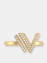 Load image into Gallery viewer, Visionary IV Open Diamond Ring in 14K Yellow Gold Vermeil on Sterling Silver