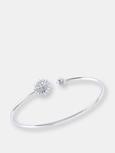 Load image into Gallery viewer, Starburst Adjustable Diamond Cuff in Sterling Silver