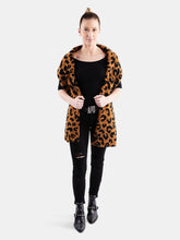 Load image into Gallery viewer, Leopard Sherpa Scarf
