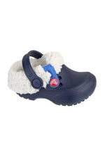 Load image into Gallery viewer, Crocs Blitzen II Kids Mules/Slip On Shoes (Navy)