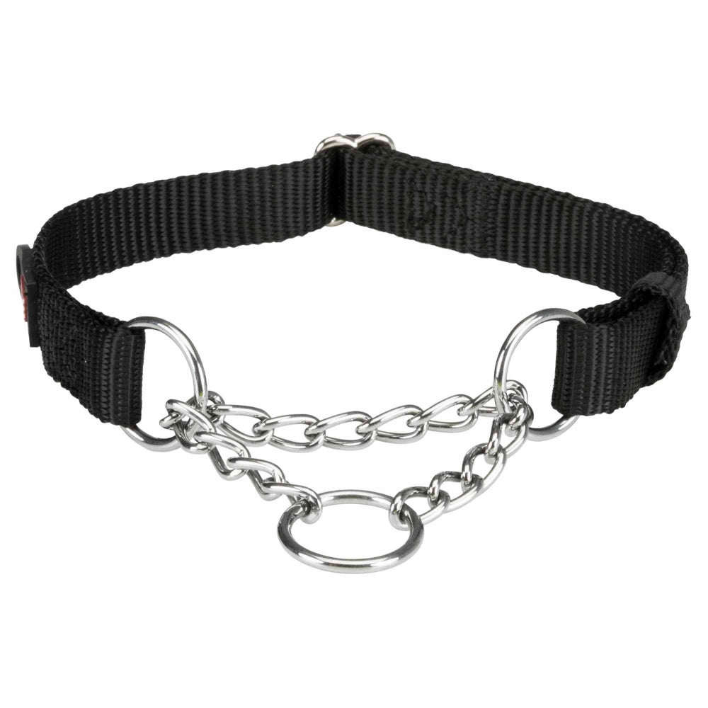 Trixie Premium Choke Dog Collar (Black) (S, M)