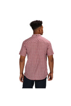 Load image into Gallery viewer, Mens Ramone Short Sleeve Checked Shirt - Delhi Red