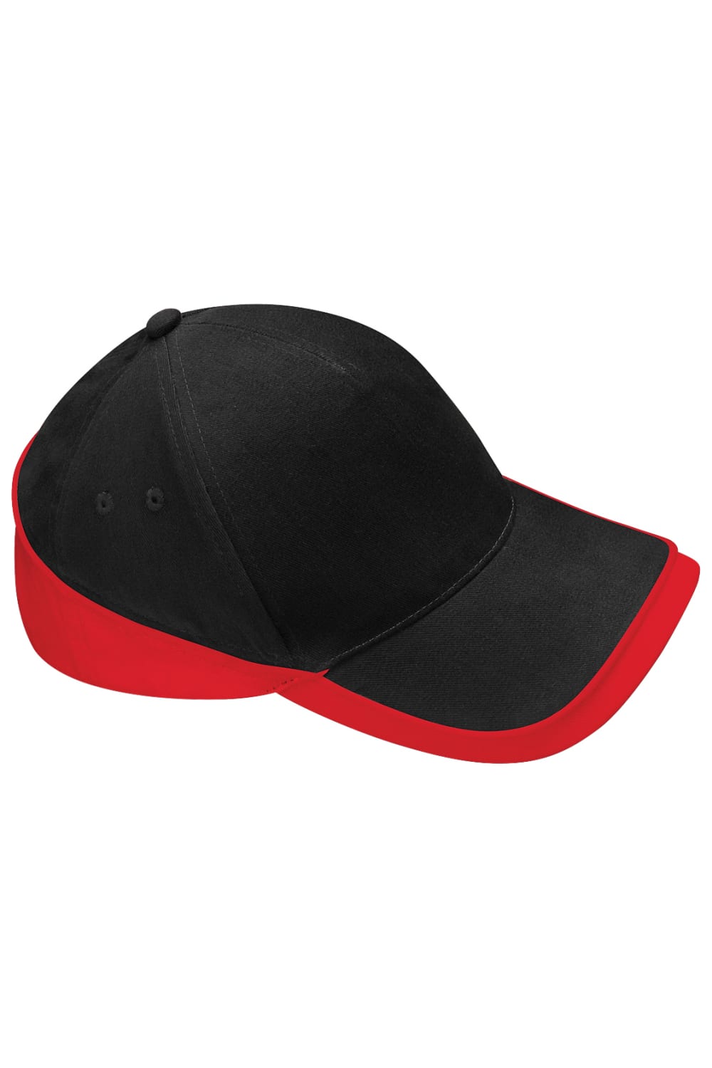 Unisex Teamwear Competition Cap Baseball/Headwear - Black/Classic Red