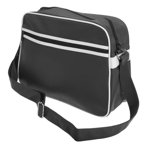 Original Retro Shoulder Strap Messenger Bag - Black/White