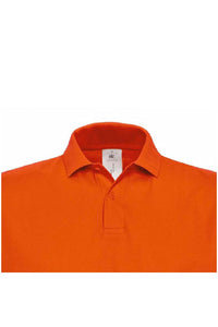 B&C ID.001 Mens Short Sleeve Polo Shirt (Heather Gray)