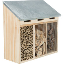 Load image into Gallery viewer, Trixie Wood Bug &amp; Bee Hotel (Light Brown/Beige/Metallic Silver) (One Size)