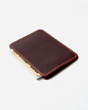 Load image into Gallery viewer, R1S2 1 Pocket 2 Slot Wallet (83mm) - Oil Tan