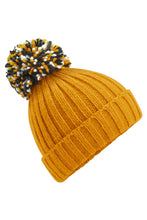 Load image into Gallery viewer, Beechfield Unisex Adult Hygge Beanie (Mustard Yellow)