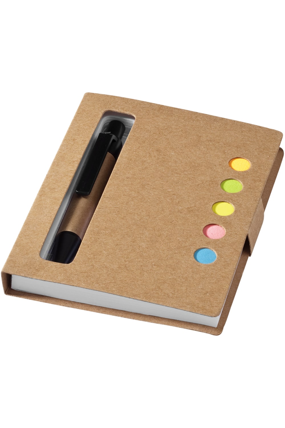 Bullet Reveal Sticky Notes Book And Pen (Natural) (4.1 x 3.1 x 0.4 inches)