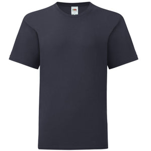 Fruit Of The Loom Childrens/Kids Iconic T-Shirt (Deep Navy)