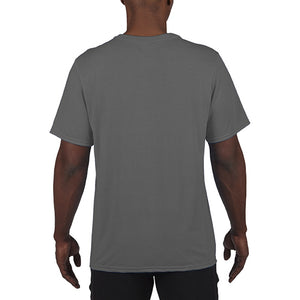 Gildan Mens Core Short Sleeve Moisture Wicking T-Shirt (Charcoal)