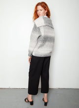 Load image into Gallery viewer, Sailor Collar Gradient Cardigan - Grey