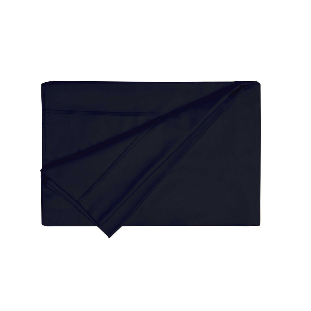 Belledorm 200 Thread Count Egyptian Cotton Flat Sheet (Black) (Twin) (UK - Single)