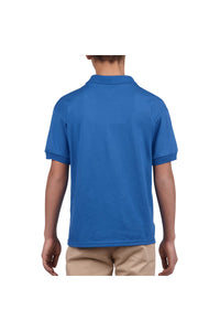 Gildan DryBlend Childrens Unisex Jersey Polo Shirt (Royal)