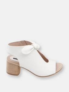 Kimora White Heeled Sandals