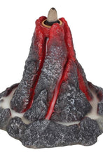 Load image into Gallery viewer, Something Different Volcano Backflow Incense Burner (Silver/Red) (One Size)