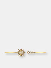 Load image into Gallery viewer, Supernova Star Adjustable Diamond Cuff in 14K Yellow Gold Vermeil on Sterling Silver