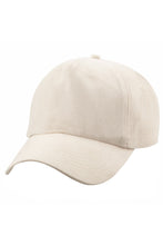 Load image into Gallery viewer, Unisex Plain Original 5 Panel Baseball Cap (Natural)