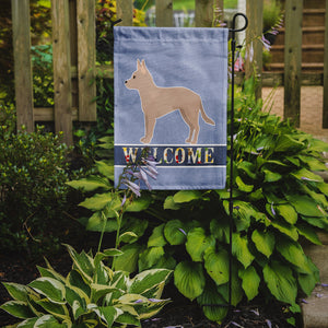 Tan Jackhuahua Welcome Garden Flag 2-Sided 2-Ply