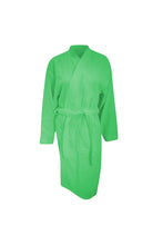 Load image into Gallery viewer, Comfy Unisex Co Bath Robe / Loungewear (Lime Green) (L/XL (Length 51inch))