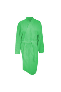 Comfy Unisex Co Bath Robe / Loungewear (Lime Green) (L/XL (Length 51inch))