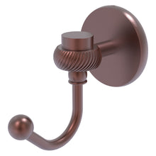 Load image into Gallery viewer, Allied Brass Satellite Orbit One Robe Hook with Twisted Accents