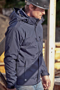 Stormtech Mens Hooded Beaufort 3-in-1 System Jacket (Waterproof & Breathable) (Navy Blue)