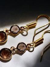 Load image into Gallery viewer, Rushpa Smoky Quartz Earrings
